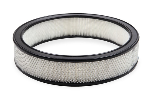[HLY-120-178] Holley 120-178: 120-178 Air Filter - 14"x3" - White Paper Element - Black Ring