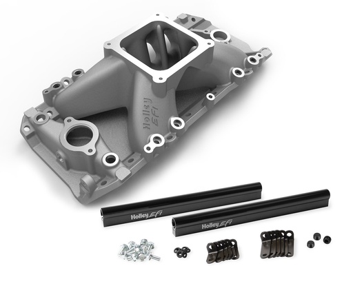 [HLY-300-562] Holley 300-562: 300-562 EFI Track Warrior Intake Manifold Big Block Chevy 396-502 With Oval Port Heads
