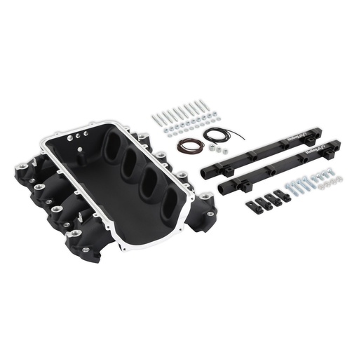 [HLY-300-713BK] Holley 300-713BK: 300-713BK Ultra Lo-Ram Intake Manifold Base for Port Injected GM Gen V LT Engines (Black)