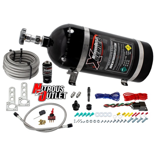 [NXO-22-90000] Nitrous Outlet 22-90000: 22-90000 X-Series Universal EFI Single-Nozzle Dry System, 35-200 HP