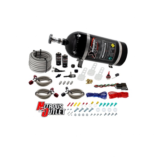 [NXO-22-81003] Nitrous Outlet 22-81003: 22-81003 X-Series GM 2014-2019 LT1/L83/L86 Single-Nozzle System, Gas/E85, 5-55psi, 35-200HP