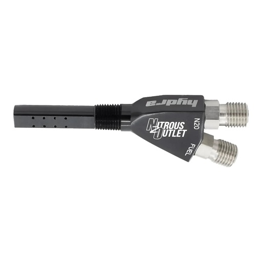 [NXO-00-40015] Nitrous Outlet 00-40015: 00-40015 Hydra 1/8 in. NPT Wet Nitrous Nozzle, 90-Degree Multi-Discharge/Aluminum