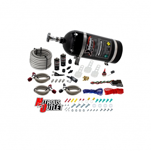 [NXO-22-82003] Nitrous Outlet 22-82003: 22-82003 X-Series Ford 2011-2019 Mustang EFI Single-Nozzle System, Gas/E85, 5-55psi, 35-200HP