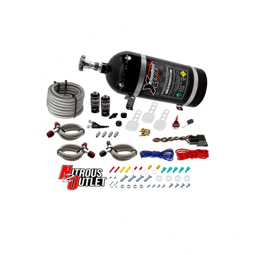 [NXO-22-80050] Nitrous Outlet 22-80050: 22-80050 X-Series GM 2010-2020 V6 Camaro EFI Single-Nozzle System, Gas/E85, 5-55psi, 35-200HP