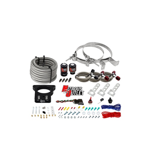 [NXO-00-10102-00] Nitrous Outlet 00-10102-00: 00-10102-00 GM 78 mm LSX Plate System, Gas/E85, 5-55psi, 50-200HP, No Bottle, 1997-2004 Corvette Requires Part # 00-42000