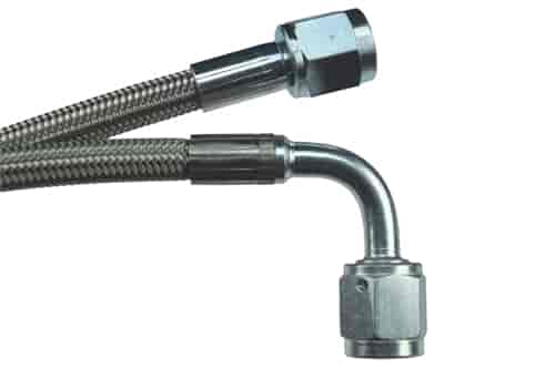 [ICB-551867] ICT Billet 551867: Braided Turbo Oil Feed Line -4AN