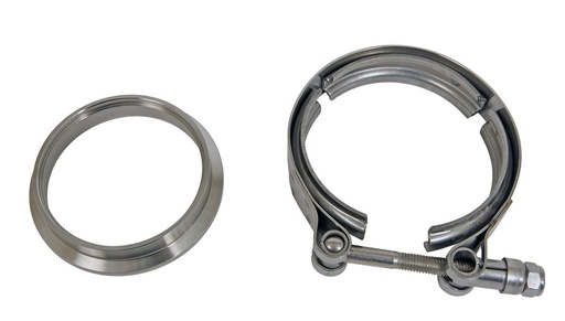 [VSG-T763VCL] VS Racing T763VCL: T763VCL T67/T72/7678 Turbocharger Discharge Flange and Clamp, 3 in. Diameter [Stainless Steel]