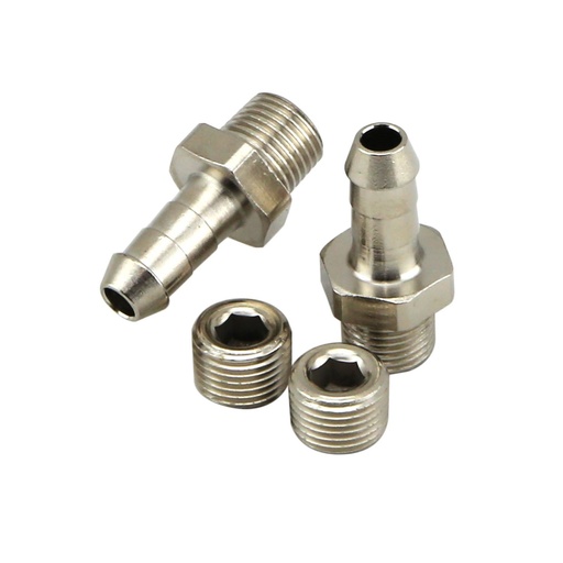 [TBS-TS-0550-3008] Turbosmart TS-0550-3008: TS-0550-3008 1/8th NPT 6mm Hose Tail Fittings & Blanks, Universal