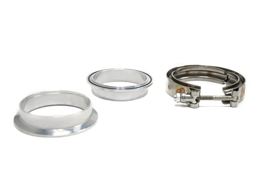 [BTC-BTR74688] Brian Tooley Racing BTR BTR74688: BTR74688 Aluminum V-Band Flange Kit 3 in. w/Clamp