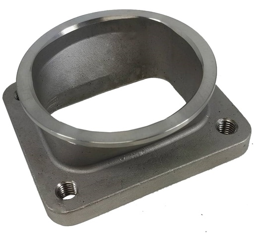 [GRN-540206] Granatelli 540206: 540206 Turbo Adapter, Cast, 3.0 in. V Band to T4 Housing, Threaded