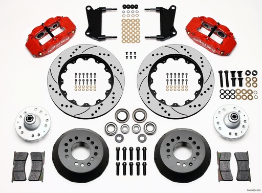 [WIL-140-9804-DR] Wilwood 140-9804-DR: Forged Narrow Superlite 6R Big Brake Kit 1963-1979 GM Vehicles