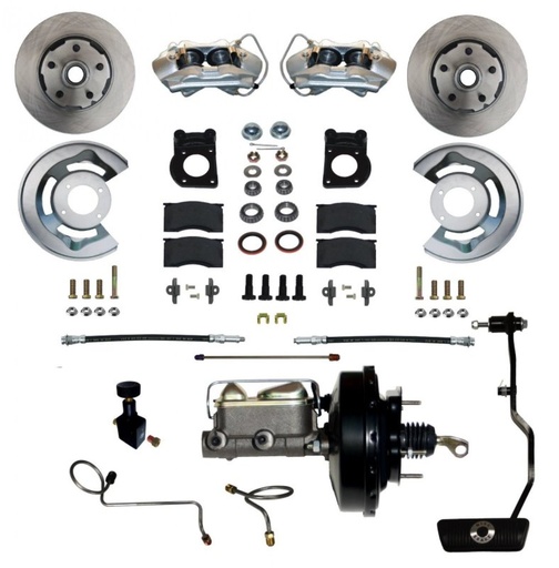 [LEB-FC0002-3405A] Leed Brakes FC0002-3405A: 1967-1969 Ford/Mercury Front Disc Brake Conversion Kit
