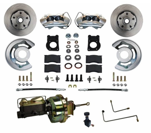 [LEB-FC0001-H405A] Leed Brakes FC0001-H405A: 1964.5-1966 Ford Mustang Front Disc Brake Conversion Kit