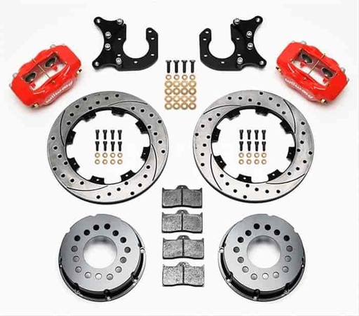 [WIL-140-2118-DR] Wilwood 140-2118-DR: Forged Dynalite Pro Series Brake Kit Rear End: Big Ford New Style Flange