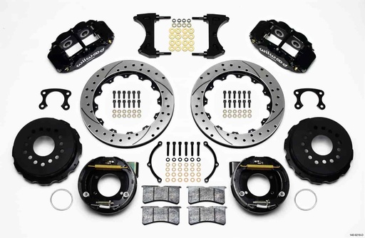 [WIL-140-9219-D] Wilwood 140-9219-D: Forged Narrow Superlite 4R Big Brake Rear Parking Brake Kit