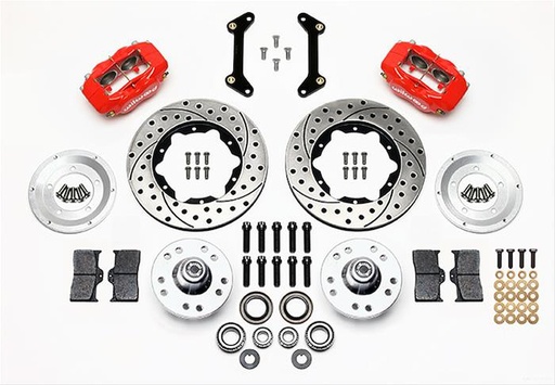 [WIL-140-11009-DR] Wilwood 140-11009-DR: 140-11009-DR Forged Dynalite Pro Series Front Hub Kit 1979-1988 GM Vehicles