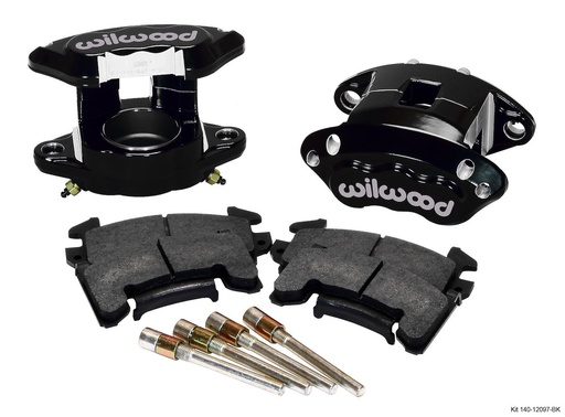 [WIL-140-12097-BK] Wilwood 140-12097-BK: D154 Single Piston Front Caliper Kit Bore Size: 2.50"