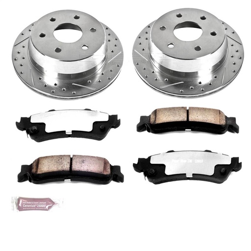 [PWR-K2018-36] Power Stop K2018-36: Z36 Rear Brake Pads & Rotor Kit for Truck and Tow
