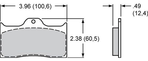 [WIL-150-Q-7112K] Wilwood 150-Q-7112K: 150-Q-7112K PolyMatrix Q Compound Brake Pads