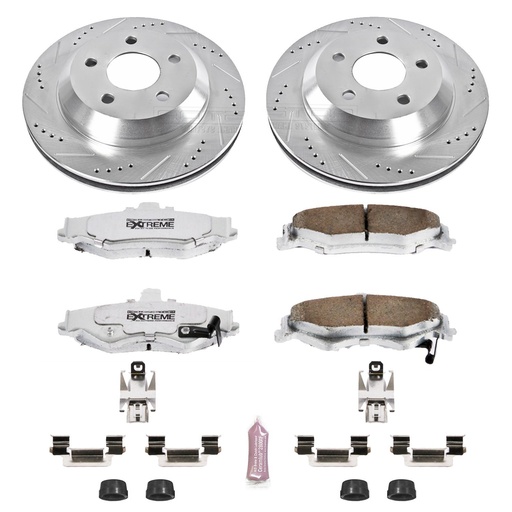 [PWR-K1568-26] Power Stop K1568-26: Z26 Brake Pads & Rotor Kit for Street