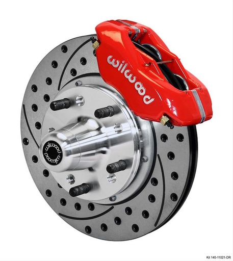 [WIL-140-11021-DR] Wilwood 140-11021-DR: Forged Dynalite Pro Series Front Hub Kit 1970-1972 Mopar Vehicles