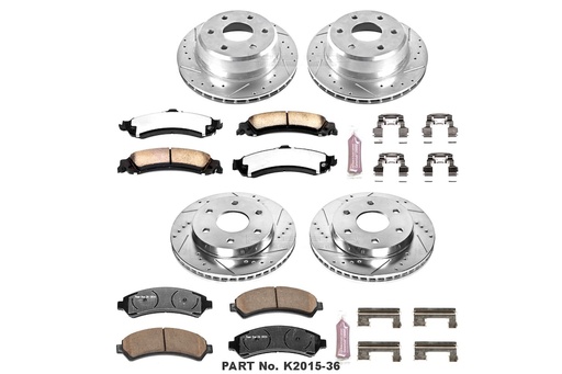 [PWR-K2015-36] Power Stop K2015-36: Z36 Truck and Tow Brake Pads & Rotor Kit