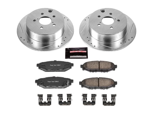 [PWR-K6107] Power Stop K6107: Z23 Rear Brake Pads & Rotor Kit for 2014-2015 SUBARU FORESTER/2012-2014 SUBARU IMPREZA/2013-2015 Subaru XV CrossTrek