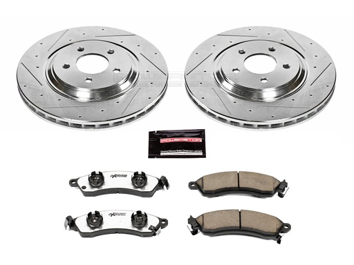 [PWR-K1304-26] Power Stop K1304-26: Z26 Brake Pads & Rotor Kit for Street