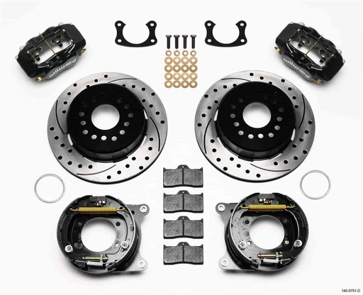 [WIL-140-9791-D] Wilwood 140-9791-D: Forged Dynalite Rear Parking Brake Kit Big Ford New Style