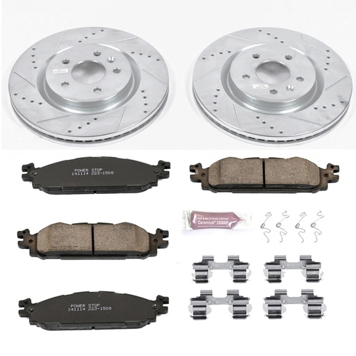 [PWR-K5583] Power Stop K5583: Z23 Evolution Brake Kit for Ford Explorer, Taurus and more