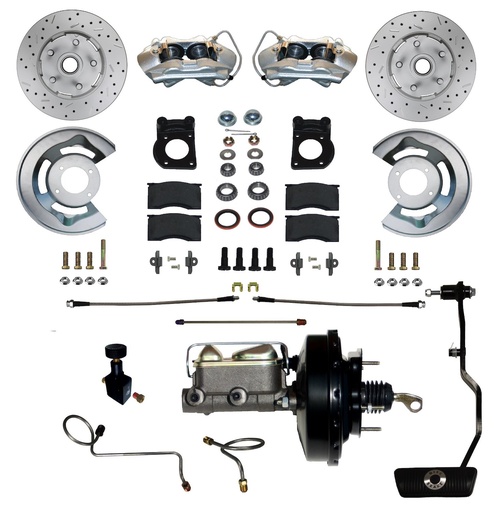 [LEB-FC00023405AX] Leed Brakes FC00023405AX: 1967-1969 Ford/Mercury Front Disc Brake Conversion Kit