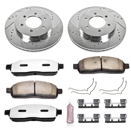 [PWR-K1943-36] Power Stop K1943-36: Z36 Front Brake Pads & Rotor Kit for Truck and Tow
