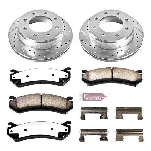 [PWR-K2036-36] Power Stop K2036-36: Z36 Rear Brake Pads & Rotor Kit for Truck and Tow