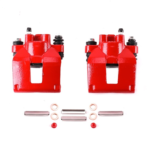 [PWR-S4604] Power Stop S4604: Performance Rear Brake Calipers Powder Coated Red Pair
