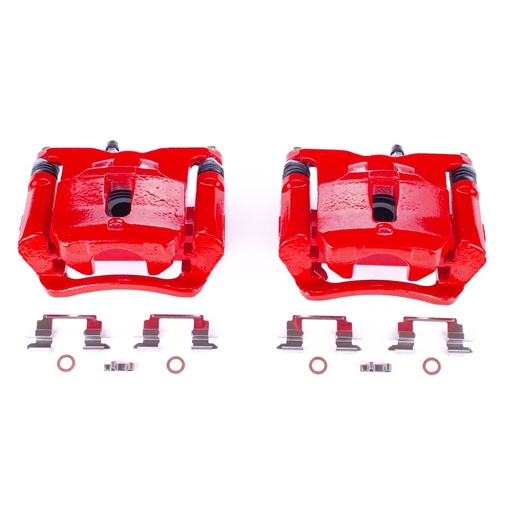 [PWR-S5522] Power Stop S5522: Rear Brake Calipers Fits 2015-2020 Chevrolet Colorado, GMC Canyon [Red Powder-Coat Finish]
