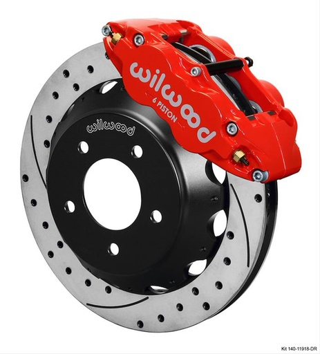 [WIL-140-11918-DR] Wilwood 140-11918-DR: Forged Narrow Superlite 6R Big Brake Kit 1985-1987 Chevrolet Corvette