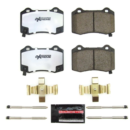 [PWR-Z26-1053B] Power Stop Z26-1053B: Z26 Extreme Performance Carbon Fiber Ceramic Brake Pads Fits Select Late Model Dodge, Jeep Models