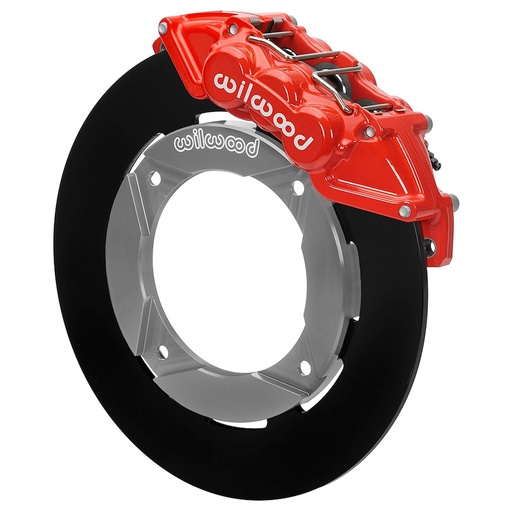 [WIL-140-16632-R] Wilwood 140-16632-R: 16632-R UTV6 Front Brake Kit fits Select Polaris RZR XP 1000, XP 4 1000, RS1 [Red 6-Piston Calipers w/ Black Solid Rotors]