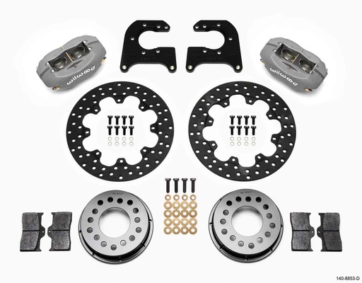 [WIL-140-8853-D] Wilwood 140-8853-D: Forged Dynalite Rear Drag Brake Kit Rear End: Mopar 8-3/4" & 9-3/4" / Dana 60