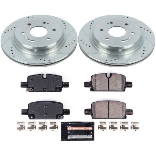 [PWR-K8173] Power Stop K8173: Z23 Rear Brake Pads and Rotors Kit Fits Select Chevrolet, GMC, Cadillac Models