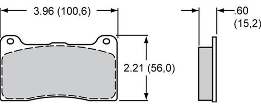 [WIL-150-30-7816K] Wilwood 150-30-7816K: 150-30-7816K Smart Pad BP-30 Brake Pads