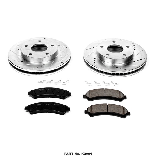 [PWR-K2004] Power Stop K2004: Z23 Evolution Brake Kit for Chevrolet, GMC, Isuzu