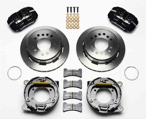 [WIL-140-11396] Wilwood 140-11396: Dynapro Low-Profile Rear Parking Brake Kit Rear End Axle: 8.8" Ford Flange