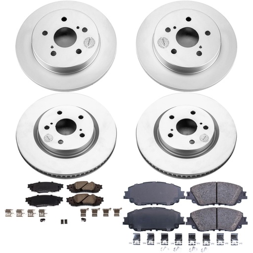 [PWR-CRK8348] Power Stop CRK8348: Z17 COATED BRAKE KIT