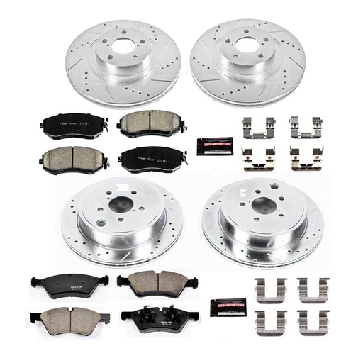 [PWR-K6164] Power Stop K6164: Z23 Evolution Sport Performance 1-Click Brake Kit