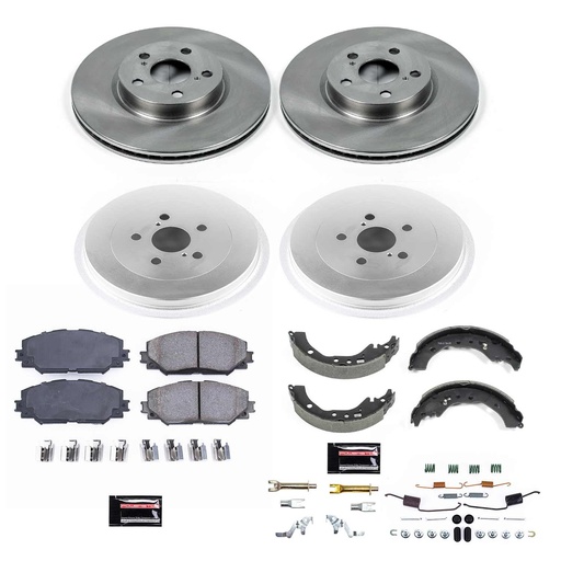 [PWR-KOE15260DK] Power Stop KOE15260DK: Autospecialty OE Stock Replacement 1-Click Daily Driver Brake Kit