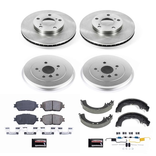 [PWR-KOE15061DK] Power Stop KOE15061DK: Autospecialty OE Stock Replacement 1-Click Daily Driver Brake Kit