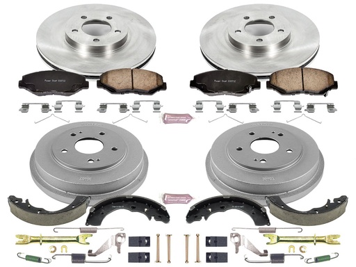 [PWR-KOE15107DK] Power Stop KOE15107DK: Autospecialty OE Stock Replacement 1-Click Daily Driver Brake Kit