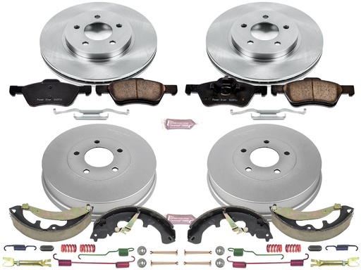 [PWR-KOE15255DK] Power Stop KOE15255DK: Autospecialty OE Stock Replacement 1-Click Daily Driver Brake Kit