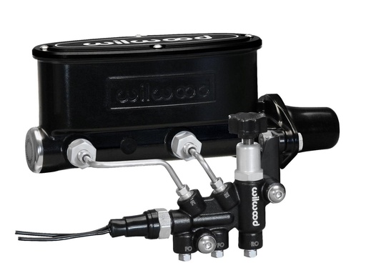 [WIL-261-13269-BK] Wilwood 261-13269-BK: 261-13269-BK Aluminum Tandem Master Cylinder Kit Black E-Coat Finish